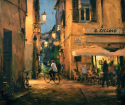 Night Town, Ferrara by Dmitri Danish