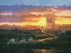 Castle Sunset - Disney by Rodel Gonzalez