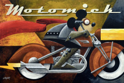 Motomick - Disney Stretched Canvas LE 50 of 95 Signed by Mike Kungl