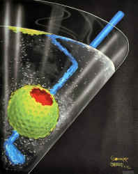 Golf Martini by Michael Godard