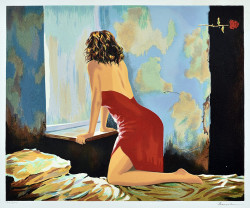 Lady in Red 1 by Alexander Borewko