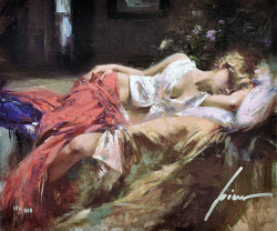 Day Dream by Pino Daeni - Stretched Canvas
