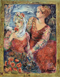 Old Fashioned Girls by Sevitt Francis