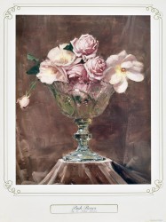 Pink Roses by Arthur Streeton