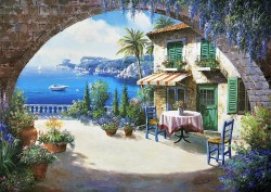 Mediterranean Terrace by Vincent