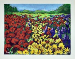 Flower landscape I by Tamara Spolianski