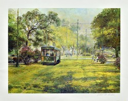St Charles Street Car by Robert M Rucker