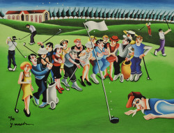 Golf Tournament by Yuval Mahler