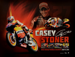 Casey Stoner - Dual MotoGP World Champion 2007 & 2011