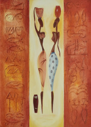 Gossiping II by Alfred A Gockel