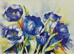 The Lovely Blue by Hanneke Floor