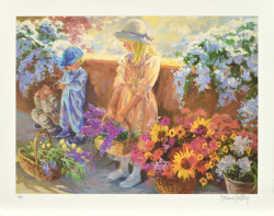 Shady Terrace by Corinne Hartley