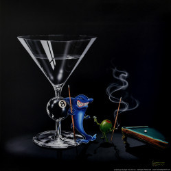 Pool Shark by Michael Godard
