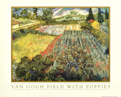 Field with Poppies by Vincent Van Gogh