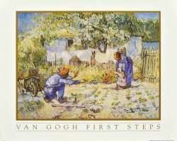 First Steps by Vincent Van Gogh