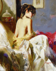 Enchanted by Pino Daeni - Stretched Canvas
