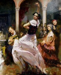 Seville in My Heart by Pino Daeni - Stretched Canvas
