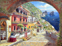 Archway to Capri by Sam Park
