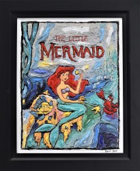 The Little Mermaid - Disney Original Framed by Leslie Lew