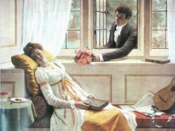 Sweets to the Sweet by Edmund Blair Leighton