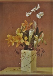 Tiger Lilies & Bittersweet by Hampton Hall