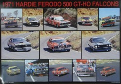 1971 Hardie Ferodo 500 GT-HO Falcons