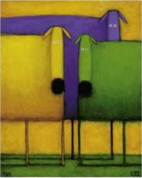 Yellow Green &Purple by Daniel Patrick Kessler