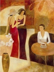 Afternoon Martinis by Miguel Dominguez