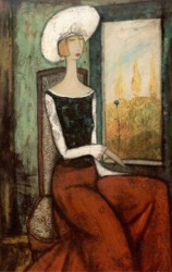 La Chapeau Blanc by Ludmila Curilova