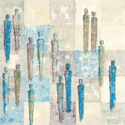 Blue Check Mate by Ines Kollar