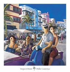 Vespa in Miami by Didier Lourenco