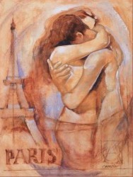 Embrace in Paris