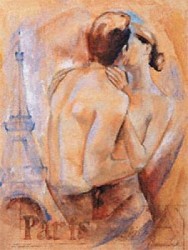 Kiss in Paris by Talantbek Chekirov