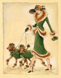 Prancing Poodles by Karen Dupre