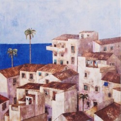 Village by the Sea II by Wendy Wooden