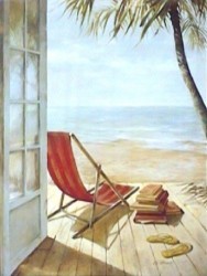 Seaside Retreat by Fabrice de Villeneuve