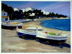Playa de Cadaques by Rafael Romeu