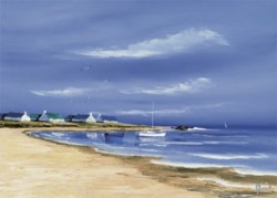 Hameau au bord de la baie by Frederic Flanet