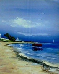 Mer calme by Frederic Flanet