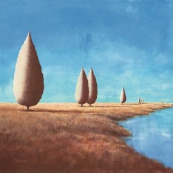 Riachuelo en el Paisaje I by Jose Fernandez