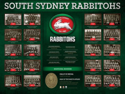 South Sydney Rabbitohs 1908-1971  Limited Edition of 1000