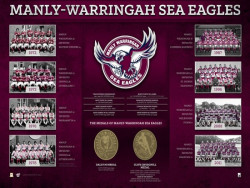Manly-Waringah Sea Eagles 1972-2011  Limited Edition of 1000