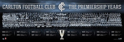 Carlton Football Club Premiership Years Limited Edition of 1500