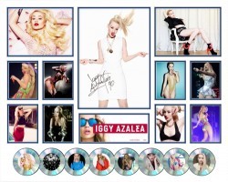 Iggy Azalea Limited Edition of 250 Double Matted with 8CD's and 11 Photos with Certificate of AuthenticityNEW