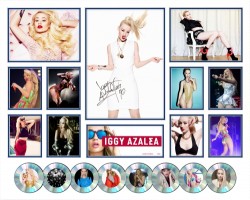 Iggy Azalea Limited Edition of 250 Double Matted with 8CD's and 11 Photos with Certificate of AuthenticityNEW
