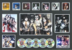 Kiss Limited Edition of 250 Double Matted with 5CD's and 11 Photos with Certificate of AuthenticityNEW