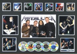 Metallica Limited Edition of 250 Double Matted with 5CD's and 11 Photos with Certificate of Authenticity