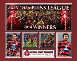 Asian Champions League 2014 Winners Western Sydney Wanderers Limited Edition of 250 