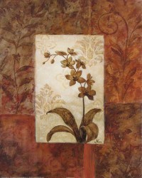 Orchids in Sepia II by Viv Bowles