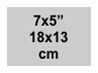 7x5 inch